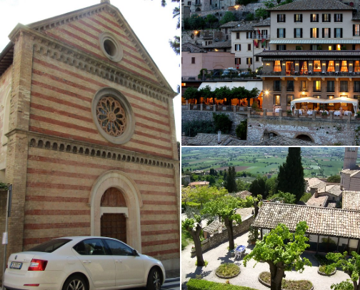 My Assisi Italy Guide: Walking in the Footsteps of St. Francis of Assisi cover photo collage