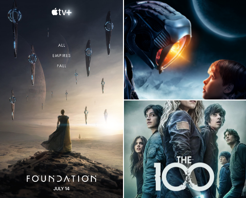 Binge Worthy Sci-fi Series cover photo collage
