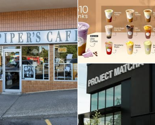 Pdx cafe recs 🍵 ☕️ cover photo collage