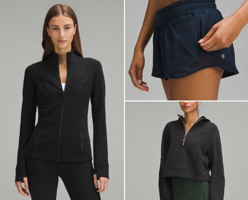 Lululemon Favourites cover photo collage