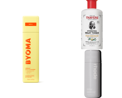 dry/acne prone skin recs cover photo collage