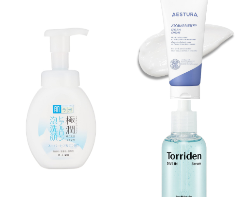 Skincare for DRY as heck skin cover photo collage