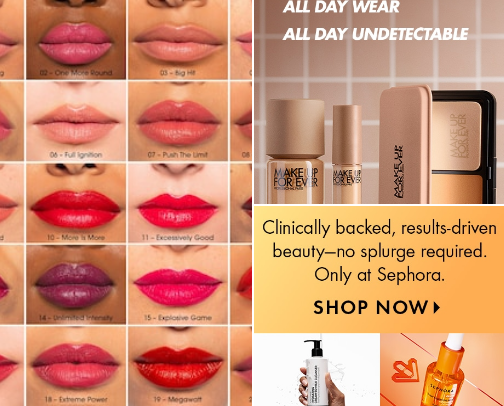 Sephora Collection. cover photo collage