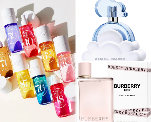 The Yummiest Scents for Women cover photo collage