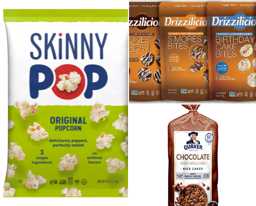 Low Calorie Snacks cover photo collage