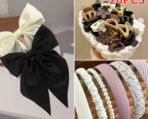 Affordable Hair Accessories 🎀✨️ cover photo collage