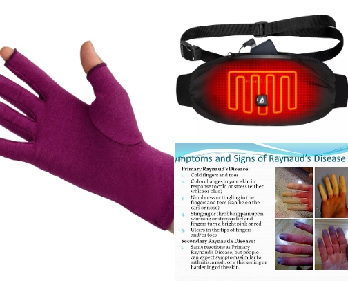 Raynaud’s Got You Blue (Fingered)? Relief to the Rescue! cover photo collage