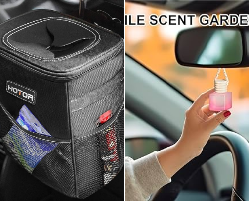 Car accessories cover photo collage