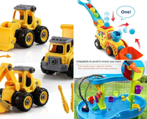 2 year old boys’ favorite things cover photo collage