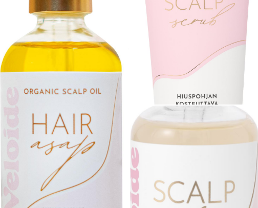 Scalp care cover photo collage