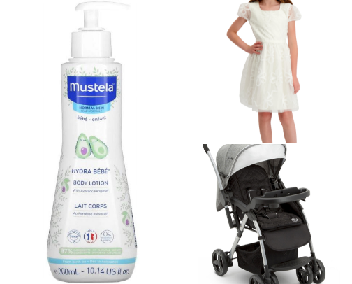 Baby's needs. Must-Have Products cover photo collage