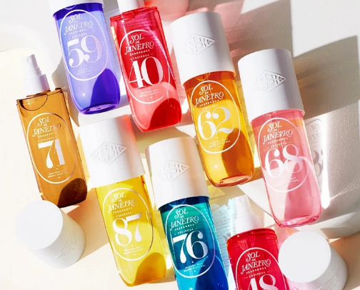 Your Guide to Sol de Janeiro Mists by Color cover photo collage