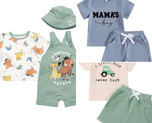 Cute baby boy clothes you are going to want for your son this summer! cover photo collage