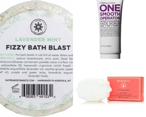 BATHING ESSENTIALS cover photo collage