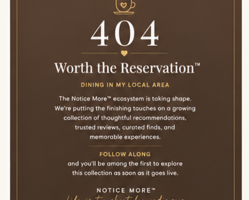 🍽 Worth the Reservation™. cover photo collage