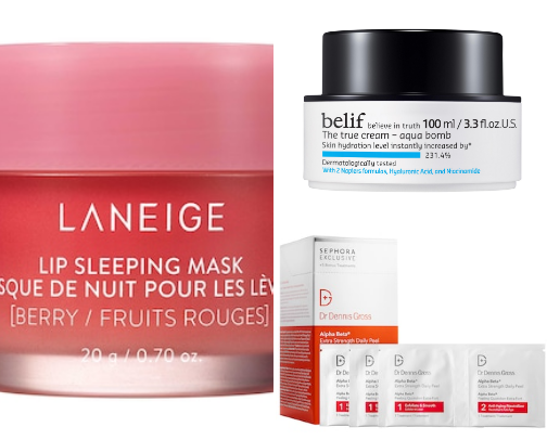 My favorite beauty recs cover photo collage