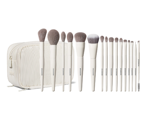 Makeup Brush set I use cover photo collage