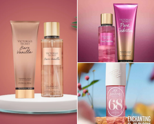 Body mists must have✨🌸 cover photo collage