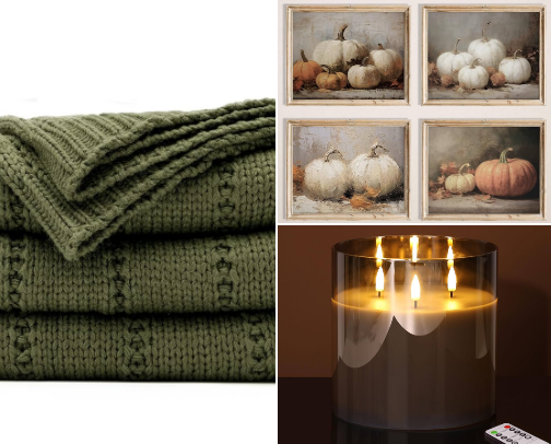Cozy Fall Home Decor cover photo collage