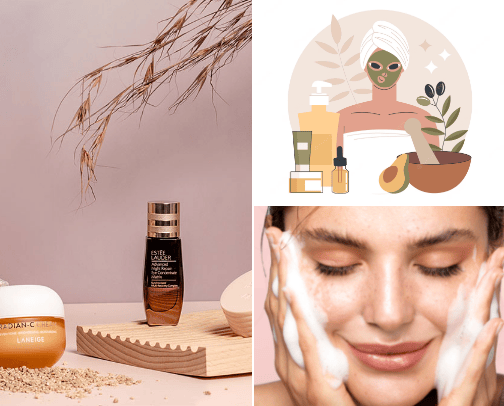 Skincare /SEPHORA cover photo collage