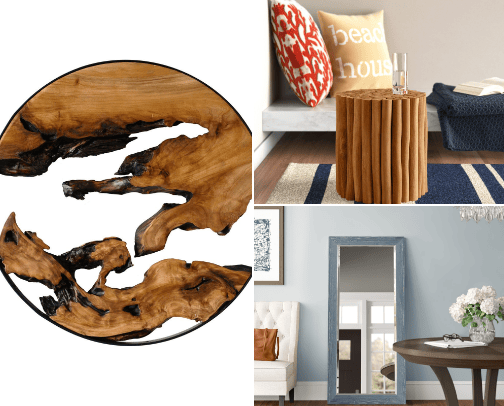 Wooden HOME Decor cover photo collage