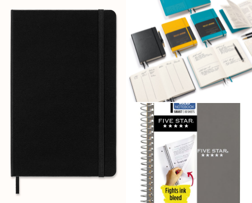 Journals for the Beautifully Unhinged cover photo collage
