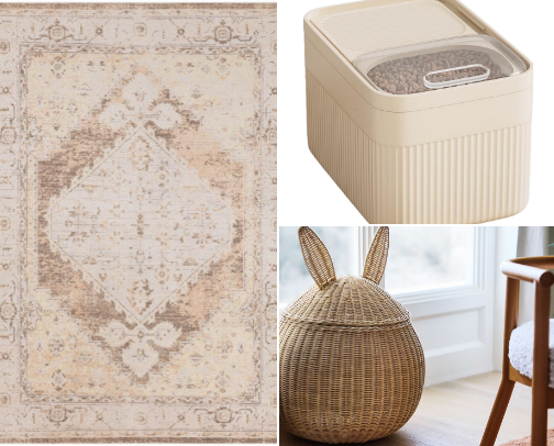 Cozy & Neutral Rabbit Room Furniture, Decor + Enclosures cover photo collage