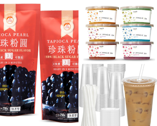 Boba Lovers Must Haves cover photo collage