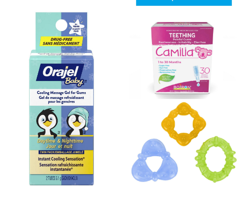 Teething essentials cover photo collage