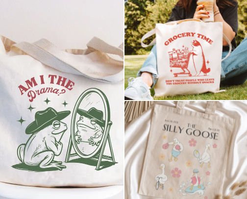 Must-Have Tote Bags for Spring 2025 ✨🌸 cover photo collage