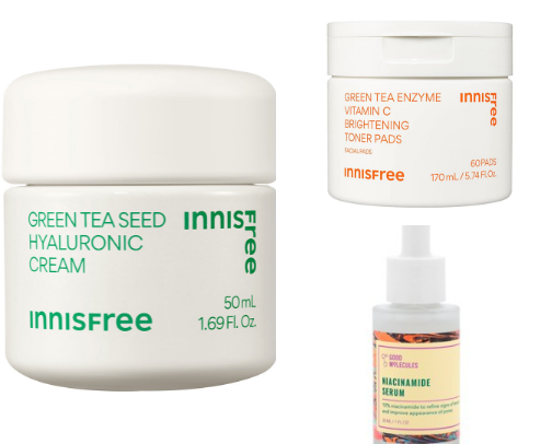 Skincare cover photo collage