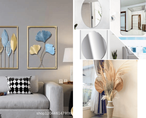 Dekorasi rumah aesthetik cover photo collage