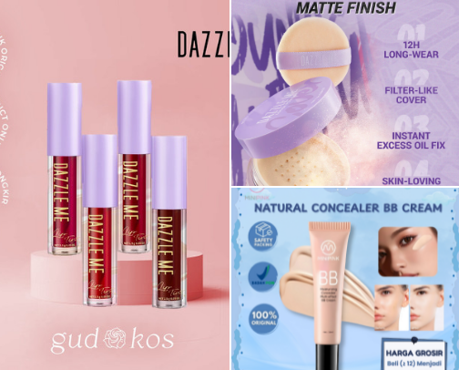 Lip Care & Make Up cover photo collage