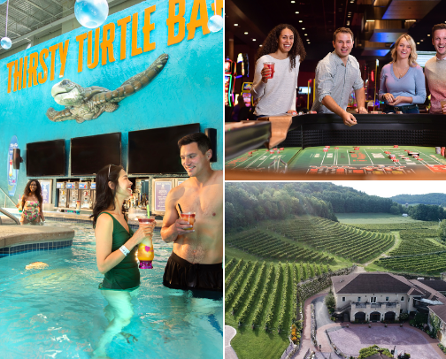 Wisconsin Dells Couples Weekend Getaway recs cover photo collage