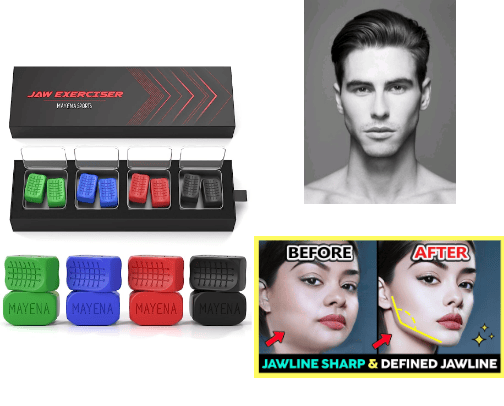 Products for jawline cover photo collage