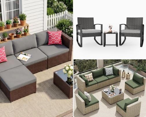 Patio Furniture Everyone Is Grabbing for Spring & Summer #walmartpartner cover photo collage