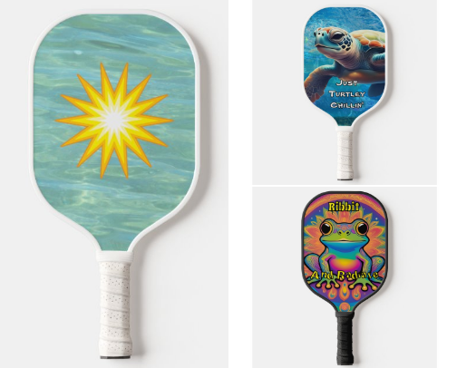 My Favorite Pickleball Paddle Designs cover photo collage