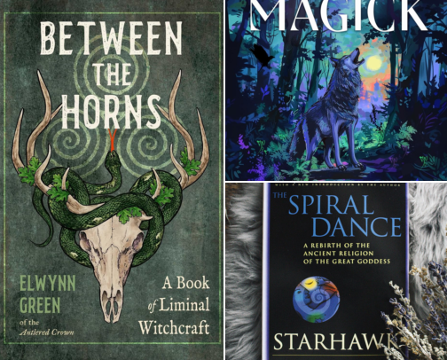 Witchcraft  and herbal book recommendations cover photo collage