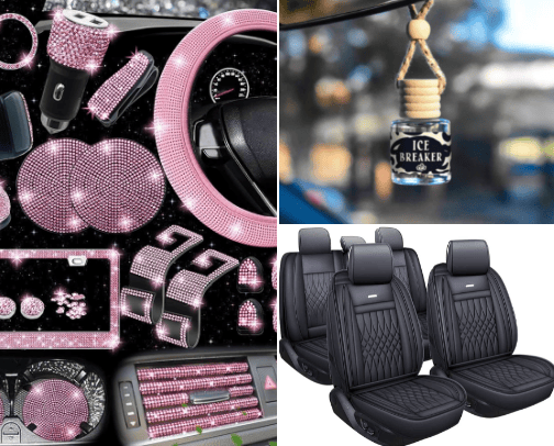 Car accessories cover photo collage