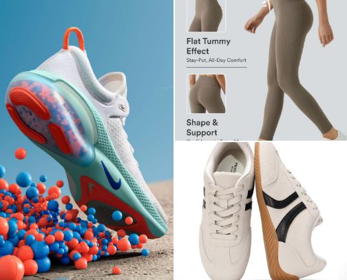 My favorite athletic looks cover photo collage