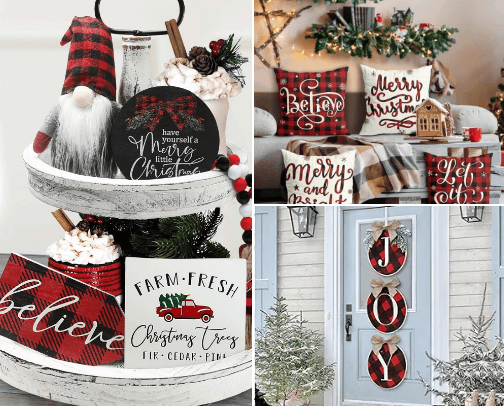 Christmas Home Decor cover photo collage