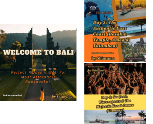 Perfect 7 Days in Bali For Most Affordable Backpacker! cover photo collage