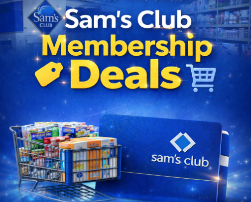 Sam's Club Membership Deals🔥 cover photo collage