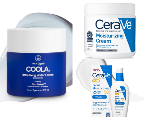 Top notch moisturizes & primers - regular & tinted cover photo collage