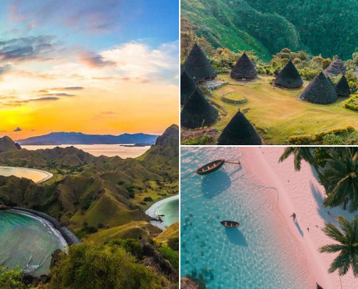 Destination in NTT✨ cover photo collage