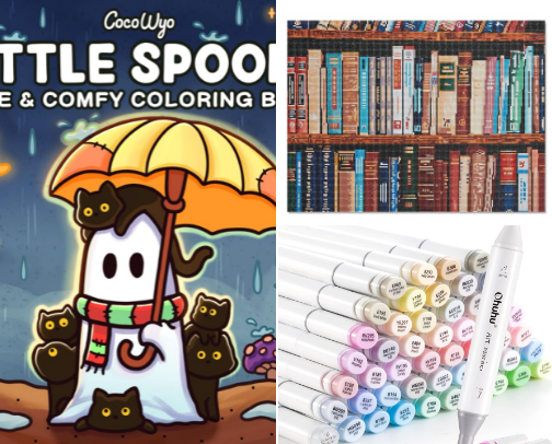time for some coloring and crafts! cover photo collage