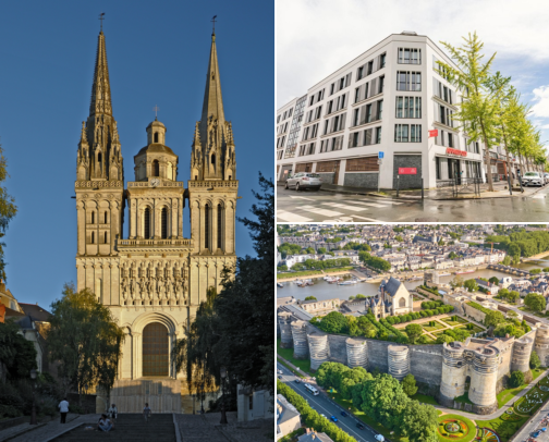 Hotel stays for an easygoing getaway, Tapestries, Gardens, Local Finds & Quiet Walks Angers, France cover photo collage
