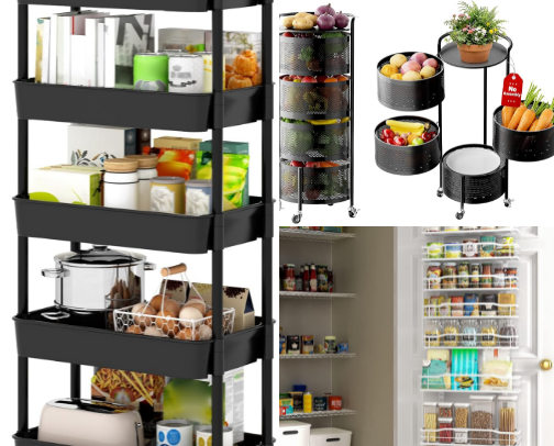 Kitchen Storages/Organizers/Utensils/Countertop Appliances. cover photo collage