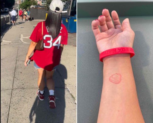 Red Sox game cover photo collage