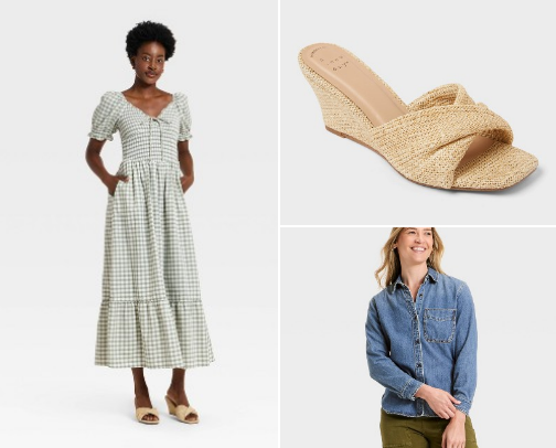 Target Spring Fashion Finds cover photo collage